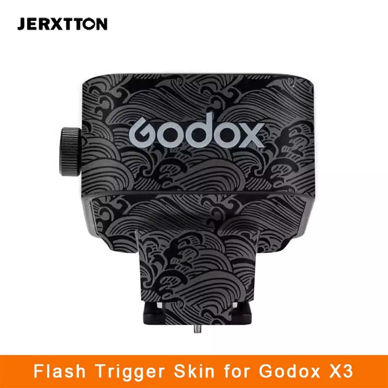 X3 กล้องไร้สายแฟลชไวนิลห่อ Anti-Scratch ป้องกันฟิล์มสติกเกอร์ Protector Coat Decals สําหรับ Godox X3
