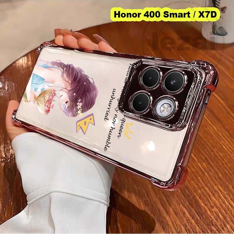 เคสHonor 400 Smart 400Smart 5Gเคส Honor X7D X7 D ปลอกกันกระแทกแบบนุ่มใสน่ารักฝาหลัง