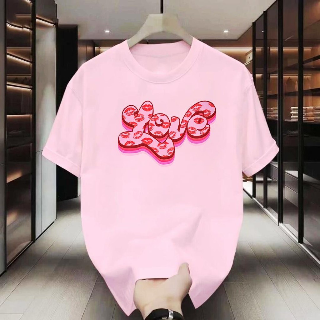 เสื้อยืดแขนสั้น สไตล์เกาหลี  เนื้อผ้าพรีเมี่ยม พิมลายน่ารัก สวย ทันสมัย ผ้านิ่ม เด้ง  สินค้าพร้อมจัดส่ง BP001-T0130