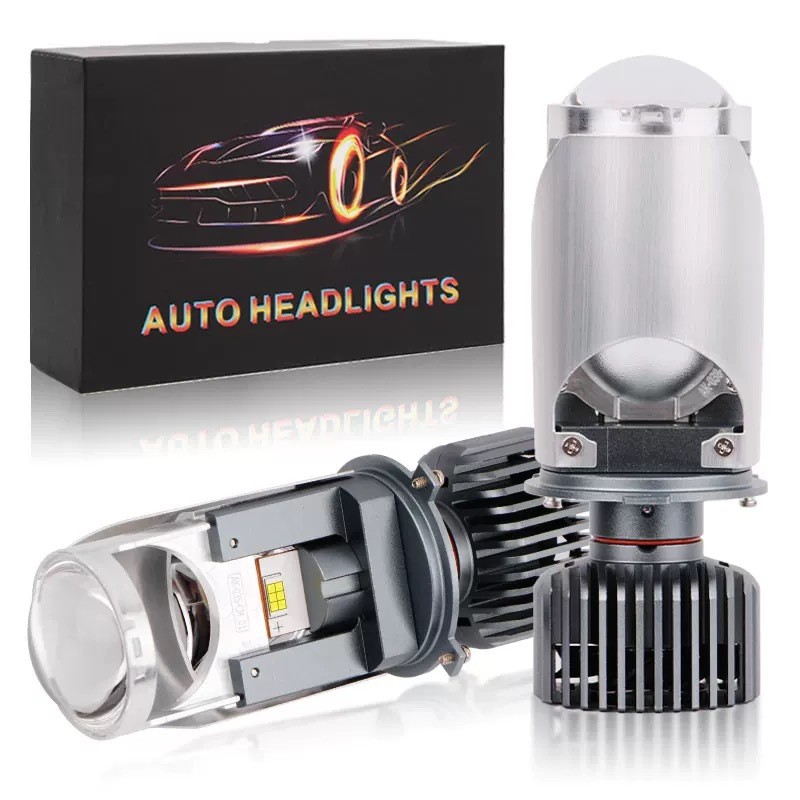 Xingshengyuan ไฟหน้ารถ H4 เลนส์แสงคู่ดัดแปลง Y9D มินิระยะทางแบบบูรณาการไฟหน้าไฟตัดหมอก