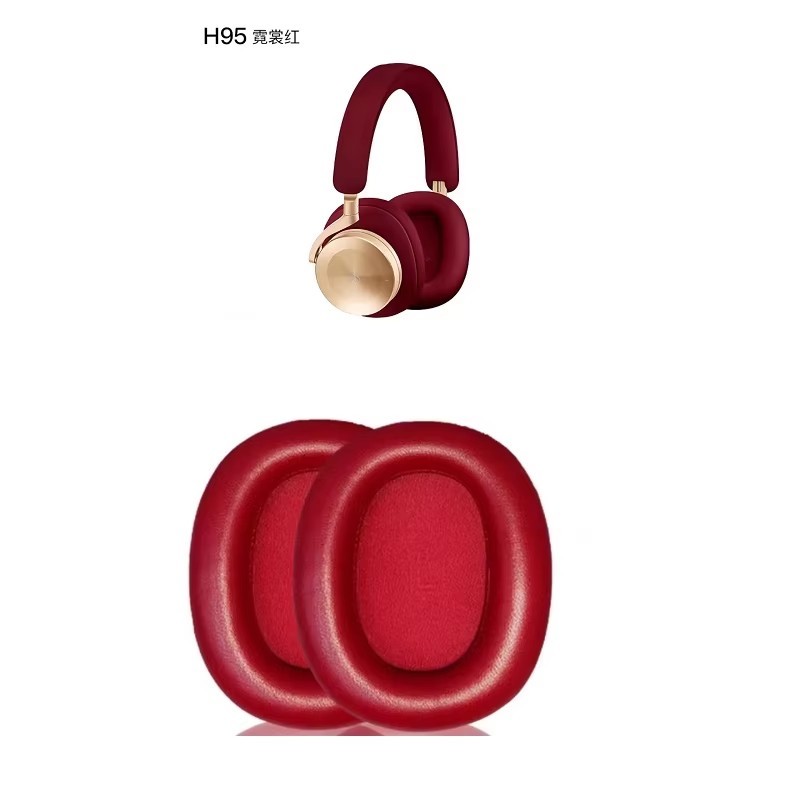 ใหม่แผ่นรองหูฟังสําหรับ B&O H95 Bang & Olufsen Beoplay H95 หูฟังหนังแกะหนังแผ่นรองหูฟัง Earmuff