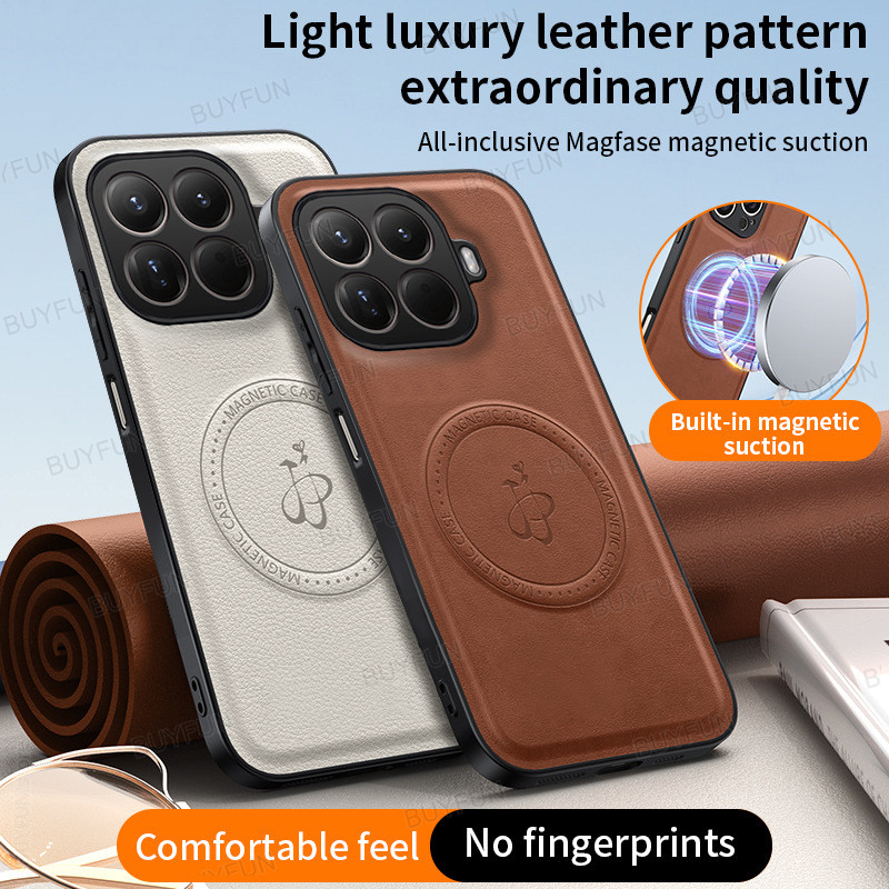 For Xiaomi Mi 15T Pro 6.83" 5G t15pro Phone Protective Case Luxury Leather Magnetic Car Casing