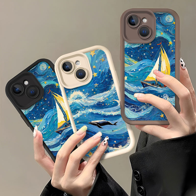 สําหรับ Tecno Spark 40C 40Pro KM4k KM6 Luxury Ocean Starry เคสโทรศัพท์สําหรับ Spark40 Pro Plus KM7 ซ