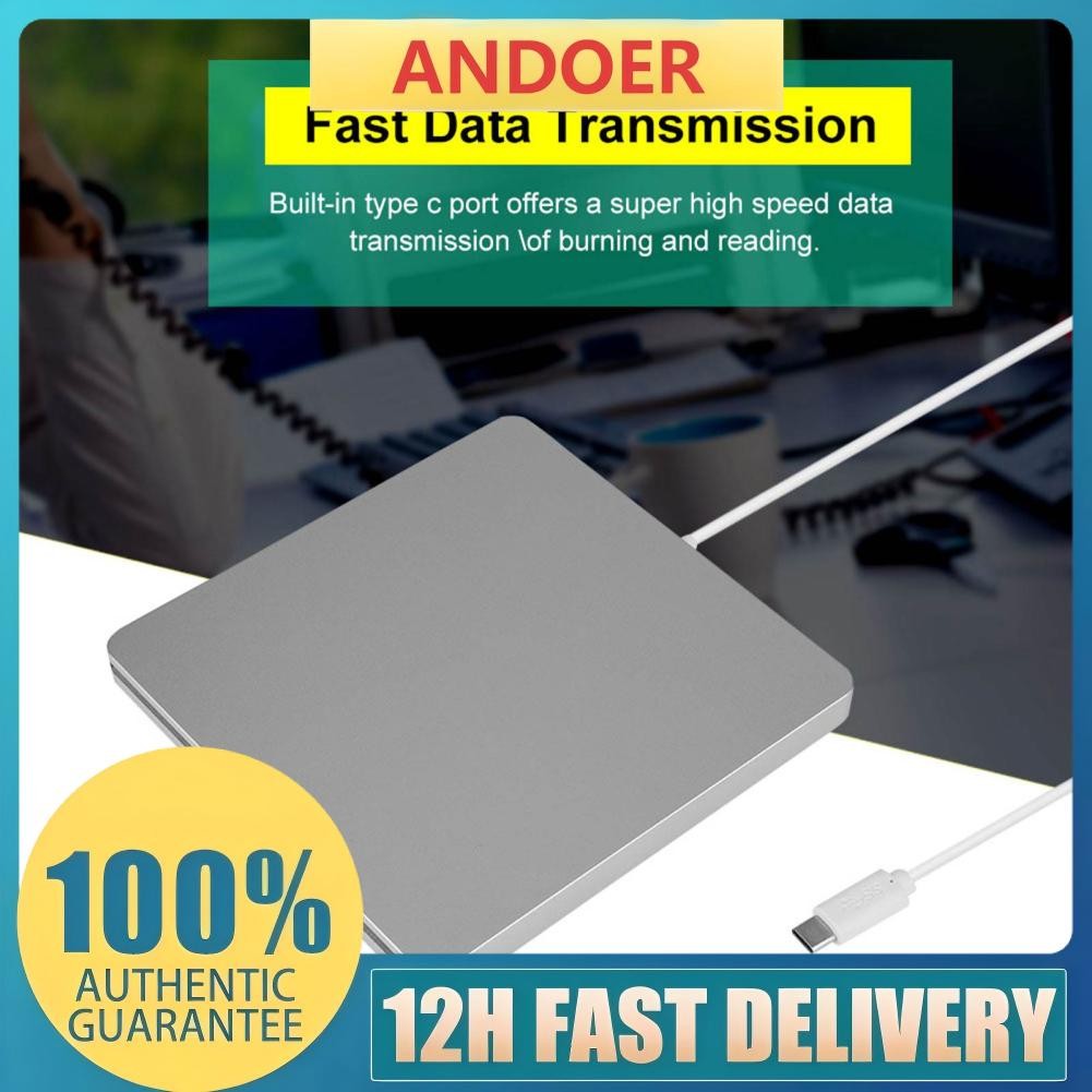 ภายนอก Burner CD Driver Plug and Play การส่งข้อมูลอย่างรวดเร็วสำหรับ Mac OSX Win98 SE/ME/2000 /XP Wi