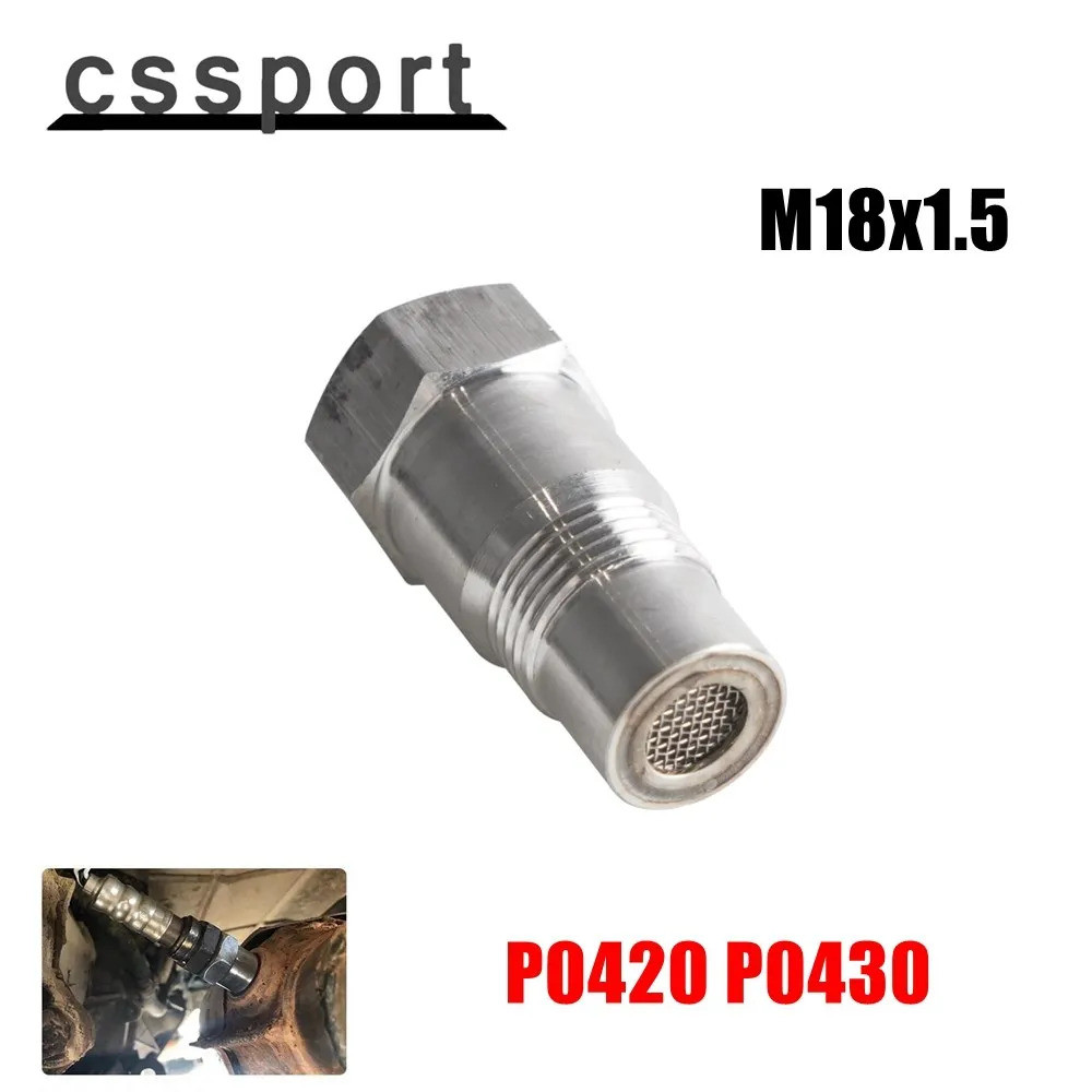Universal รถ O2-เซ็นเซอร์ออกซิเจน P0420 P0430 Connector ด้ายภายใน M18x1.5 Bung อะแดปเตอร์สําหรับ OFF