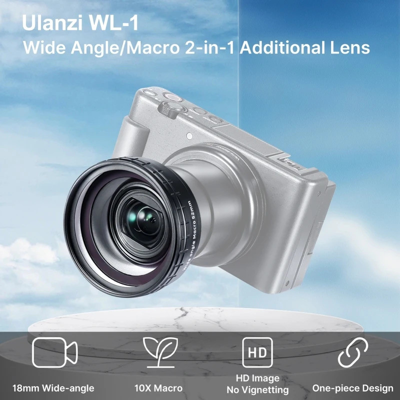 SONY ใช้งานได้จริงที่ยอดเยี่ยมขายร้อนสินค้าใหม่Dropshippingเลนส์กล้องWL-1 เลนส์มุมกว้าง 18 มม. 10Xเล