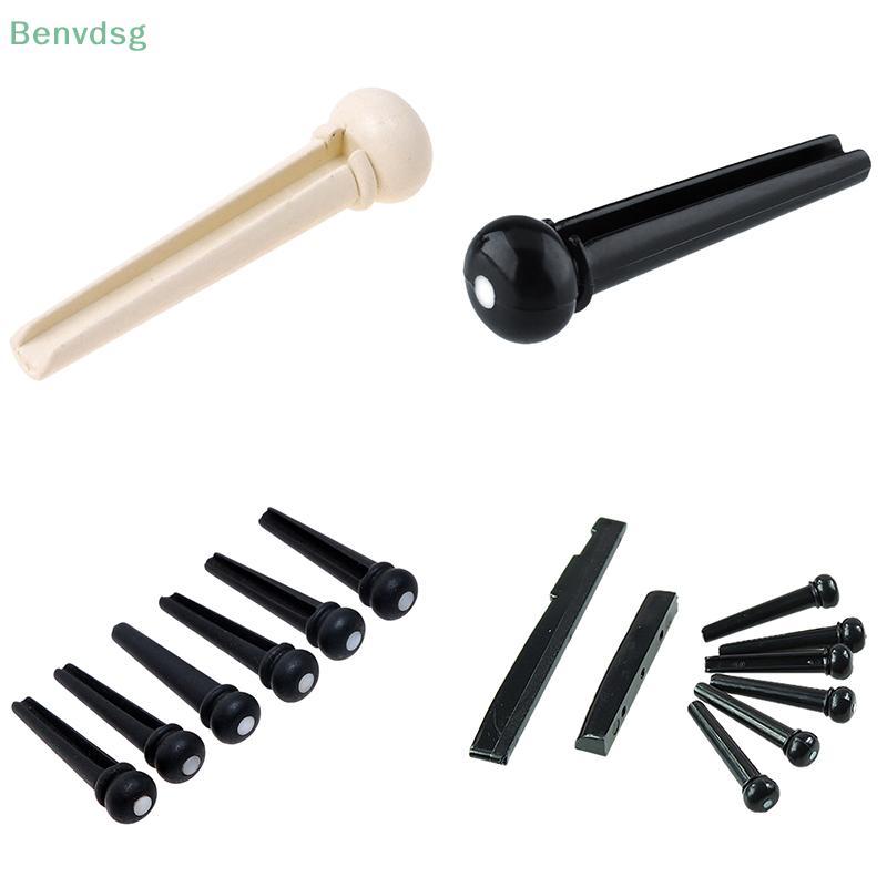 [Benvdsg-t] ชุด 6 ชิ้น Bla Ebony Bridge Pins พร้อมจุดเปลือกหอยสําหรับกีตาร์อะคูสติกคุณภาพ
6 ชิ้น Ebo