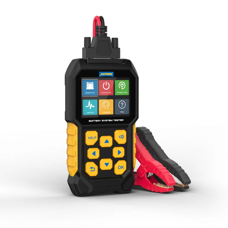AUTOOL BT460 เครื่องทดสอบแบตเตอรี่รถยนต์ 12V 24V เครื่องวิเคราะห์แบตเตอรี่อัตโนมัติ Meter Start Syst