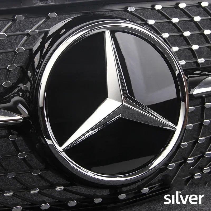 ตราสัญลักษณ์ดาวติดกระจังหน้ารถสําหรับ Mercedes Benz W205 W204 W253 W213 W206 W166 gle glc