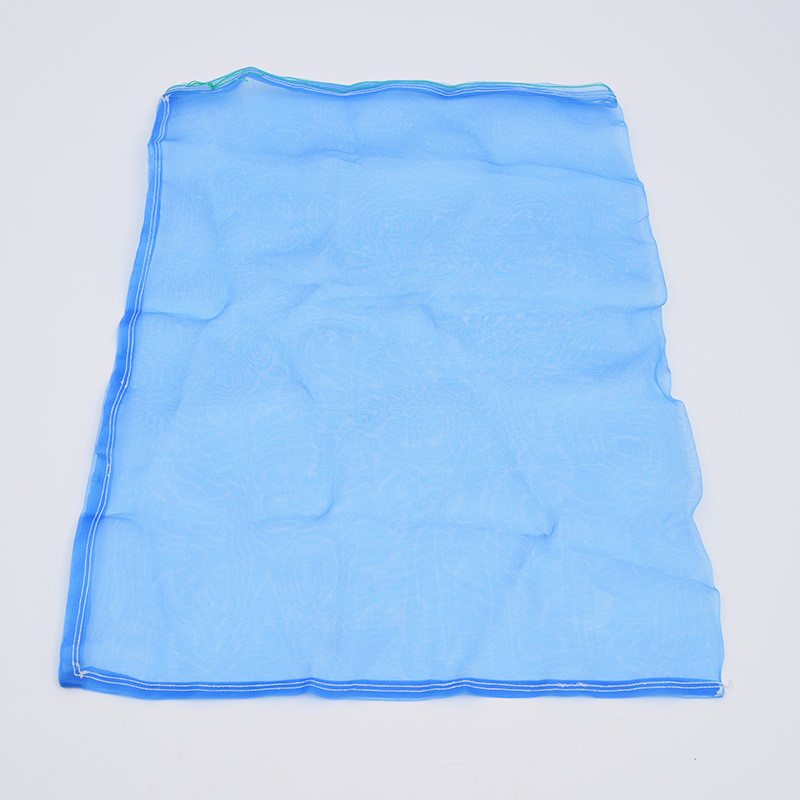 ถุงเก็บขวดรีไซเคิล สีน้ำเงิน Bottle Separator Mesh Bag ถุงตาข่ายใส่ขวด มีเชือกรูด