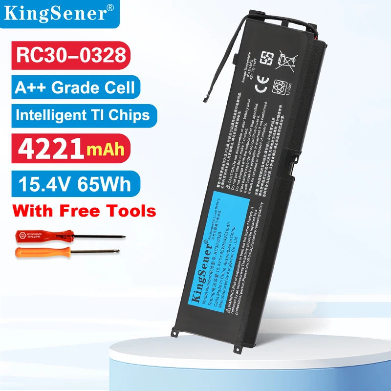 KingSener RC30-0328 แบตเตอรี่แล็ปท็อปสําหรับ Razer Blade 15 2020 RZ09-0328 RZ09-03304x RZ09-03305x R
