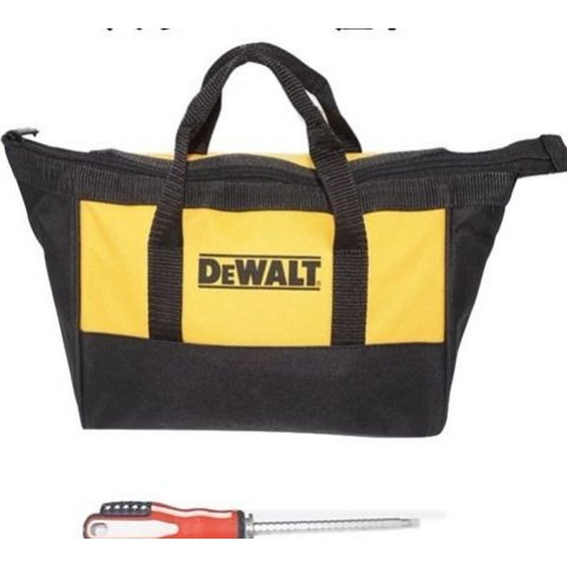 DeWALT tool kit, nylon fabric with extra thickness and wear resistance, small portable carpenter's h