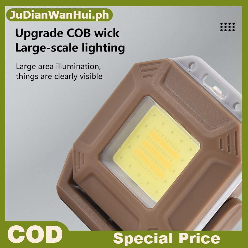 JuDianWanHuile ไฟ LED ทํางานชาร์จแบบพกพากันน้ําตรวจสอบโคมไฟฐานแม่เหล็กสําหรับโรงรถรถบ้านกลางแจ้งซ่อม