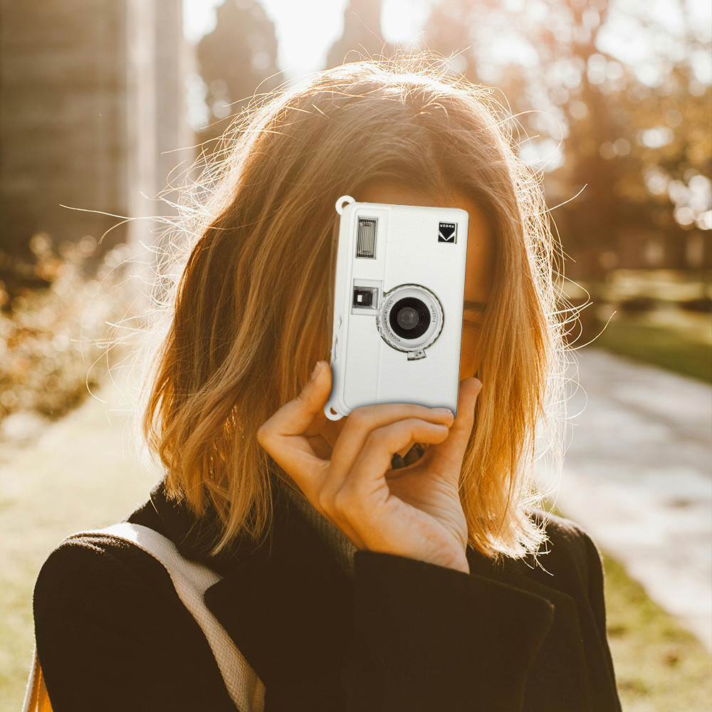 เหมาะสําหรับ Kodak H35 ฟิล์มเครื่องเคสซิลิโคนครึ่งช่องป้องกันกรณี h35n ง่าย Anti-Collision กระเป๋ากล