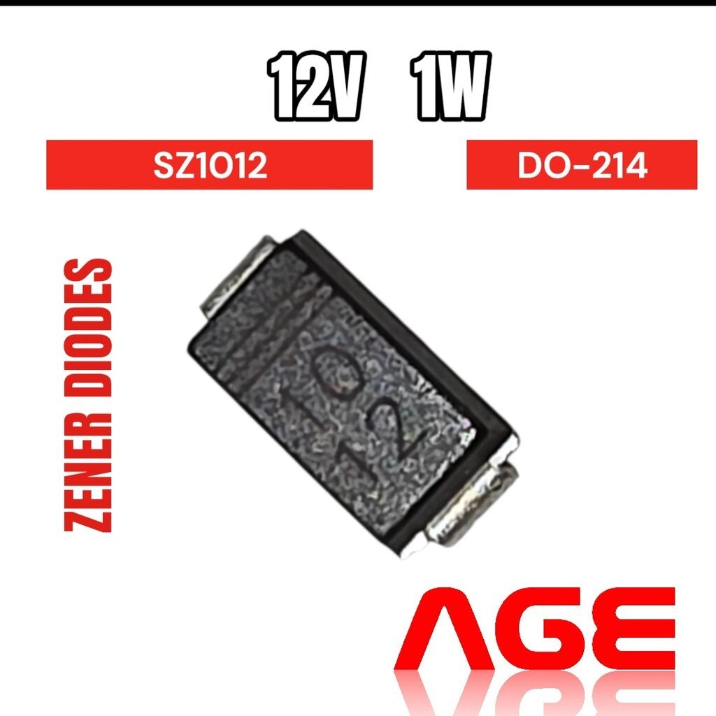SILICON ZENER DIODES 12V/1W, Iz=21mA #SZ1012