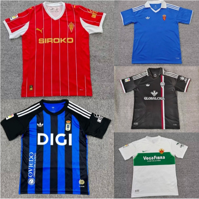 2026-27 Xerez City & Oviedo Elche Albacete Retro Special Edition เสื้อฟุตบอลผู้ชาย S-4XL 1 : 1