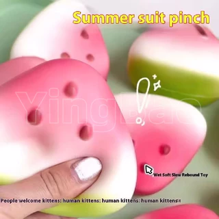 1-5 ชิ้นแตงโม Squishy Fidget ของเล่นช้า Rebound Decompression ของเล่น Anti-Stress ช้า Rising ผลไม้นุ่มความเครียดบรรเทาบีบของเล่น