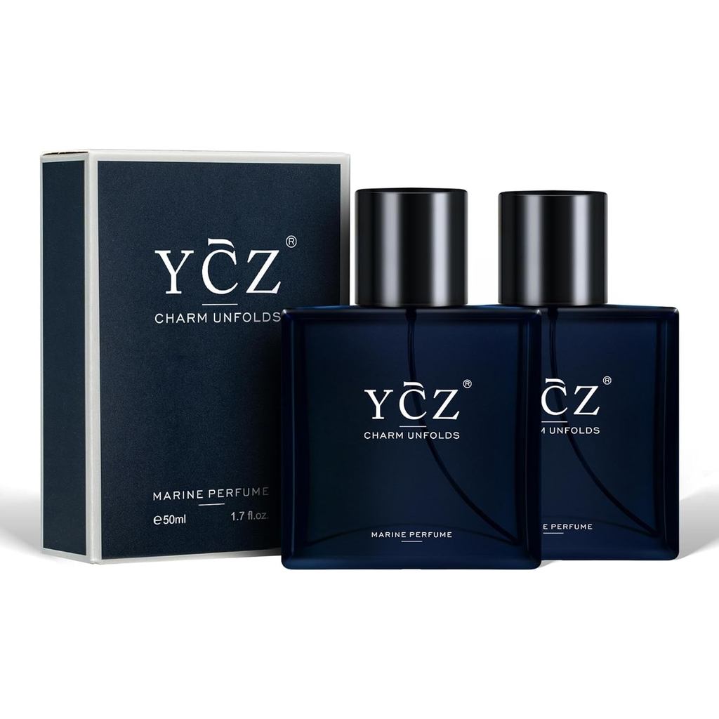 Ycz Charm Unfolds Marine for Men, 1.7 ออนซ์ Long Lasting Eau De Parfum Cologne For Men, น้ําหอม Orie