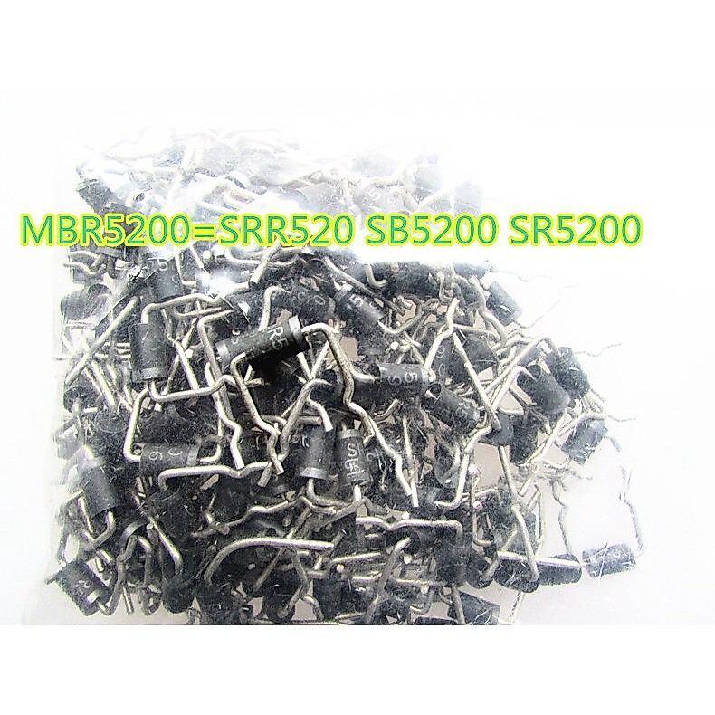 SR5200 5.0A 200V SCHOTTKY BARRIER DIODE (10ตัว)