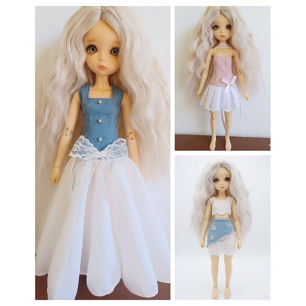 ชุดตุ๊กตา เสื้อผ้าต๊กตา BJD 1/6 ขนาด30ซม.handmade doll set 30cm.