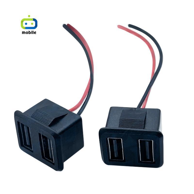 [maygood] โคมไฟ Soet ฐานหญิง USB สองชั้นโทรศัพท์มือถือชาร์จ Soet Power Soet พร้อมขั้วต่อสายเคเบิล