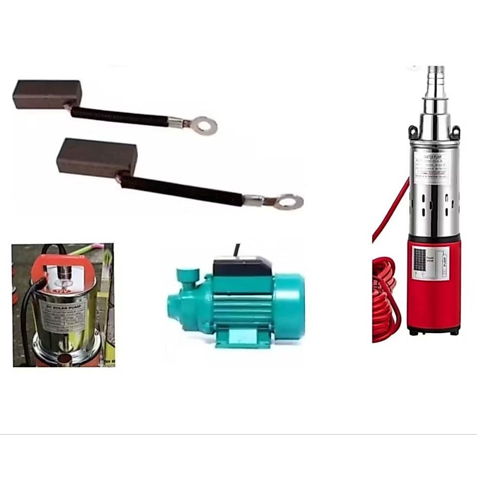 ถ่านคาร์บอน ปั๊มน้ำซัมเมอร์สDC12V/24V/36V/48V/60V/72V โวลท์โดยเฉพาะ ( 1 คู่ ) ขนาด 6 * 8 * 18(ส่งเร็ว ในไทย)🛵🛵🇹🇭🇹🇭