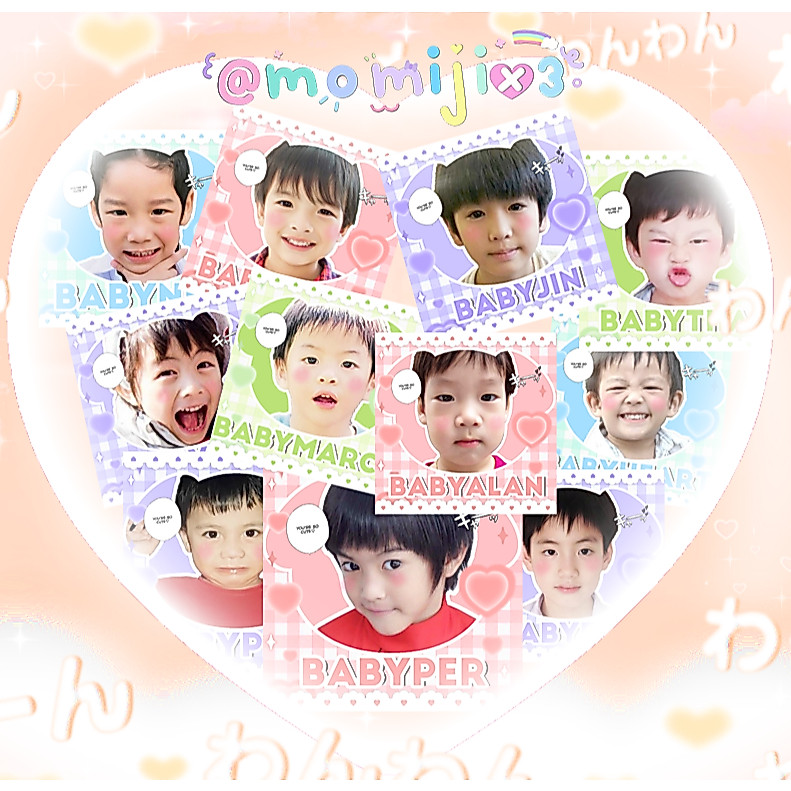 สติ๊กเกอร์แปะพัสดุ (IVE) 1 เซ็ตได้ 30 ชิ้น