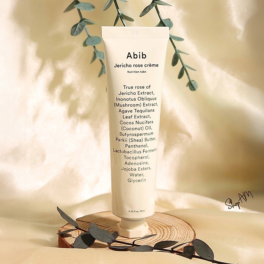 Boxpacking [Abib] Jericho Rose Crème Nutrition Tube 75ml + 30ml / จัดส่งจากเกาหลี