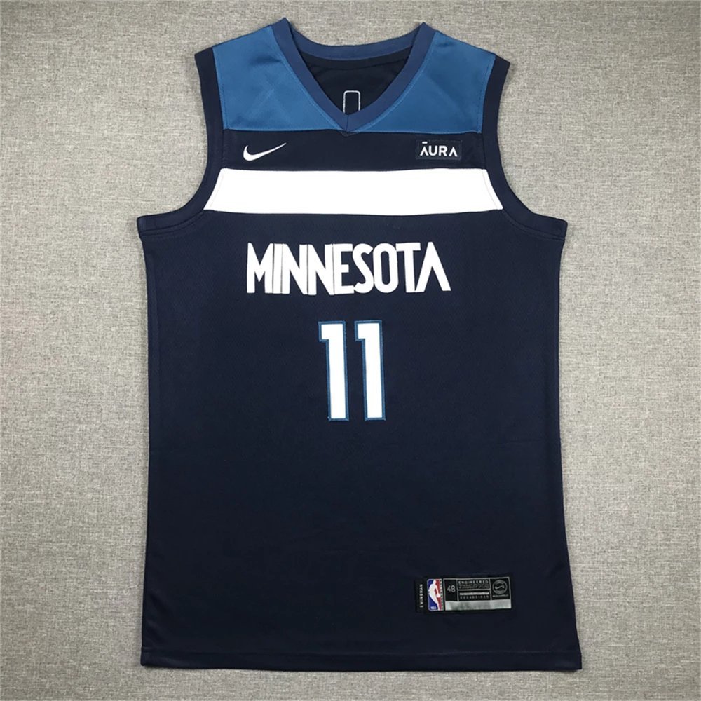 ปัก Style Forest Wolves No. 11 Nazried City Edition Jersey Alexander Walker ชุดบาสเก็ตบอลชายอเมริกัน