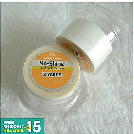 เทปต่อผม กาวสองหน้า ขนาด 3 หลา สีขาว สำหรับวิกและผมปลอม ความกว้าง 1.27 - 2.54 ซม.
