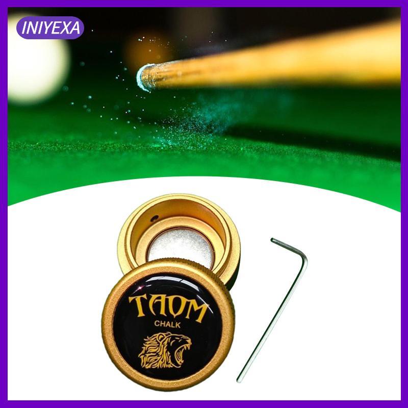 [Iniyexa] Pool Cue Chalk Holder Snooker & Billiards Chalk Box Chalk Case Pool บิลเลียดสนุ๊กเกอร์ ชอล
