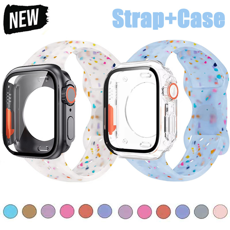 เปลี่ยนไป Ultra Case+Sport Strap เข้ากันได้กับ Apple Watch Series 11 10 46mm 42mm