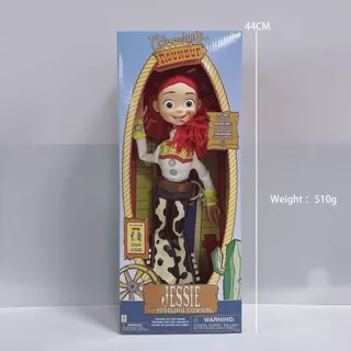 40 ซม. Toy Story Woody ตุ๊กตาคาวบอย Buzz Lightyear Jessie พร้อมเสียงภาษาอังกฤษดึงสตริงพูดคุยของเล่น
