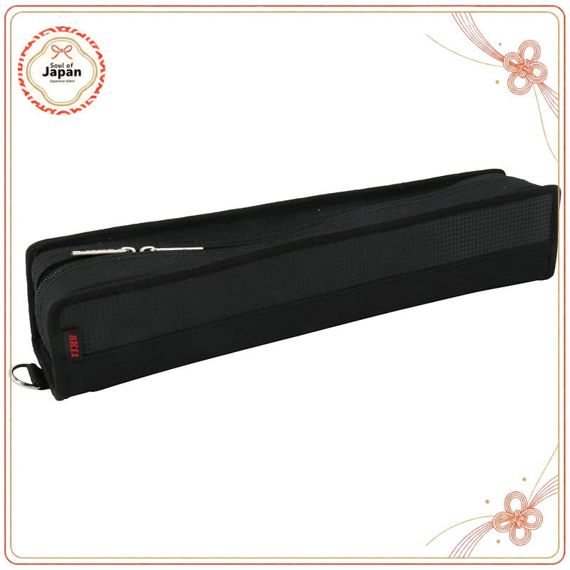 SK11 Slim Tool Case Black - Large Opening, 340x60x60mm【Direct from Japan】
