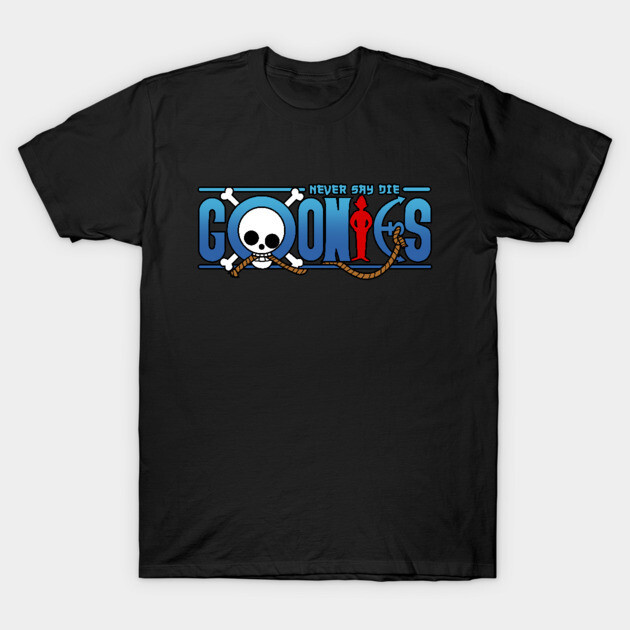 เสื้อยืด Vintage Cool 80's Movie Anime Pirate Mashup T-Shirt แท้ Cotton 100% ต้านทานรอยยับ oversize
