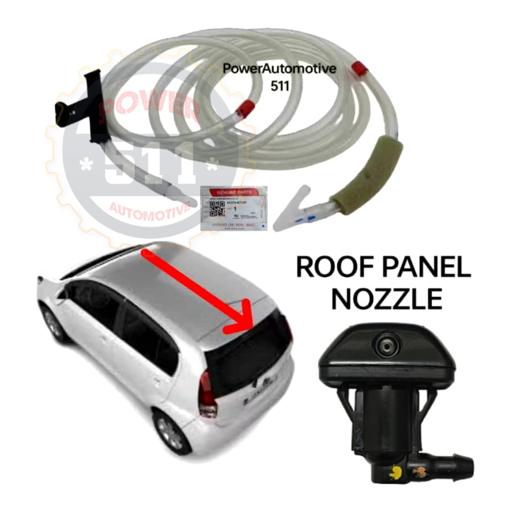 PERODUA MYVI 2005-2017 ROOF PANEL WIPER NOZZLE HOSE / ROOF TOP WASHER NOZZLE HOSE / WIPER NOZZLE