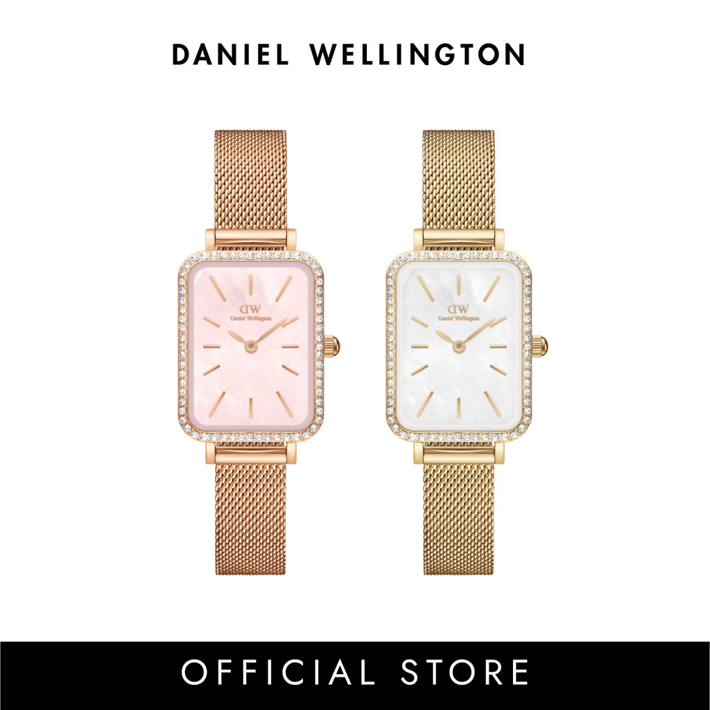 (ทักแชทรับโค้ด) Daniel Wellington QUADRO LUMINE BEZEL 20x26mm