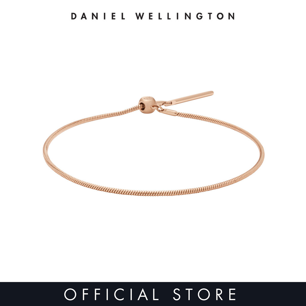 (พรีออเดอร์) Daniel Wellington กำไลข้อมือ CHARMS SNAKE BRACELET RG สีโรสโกล