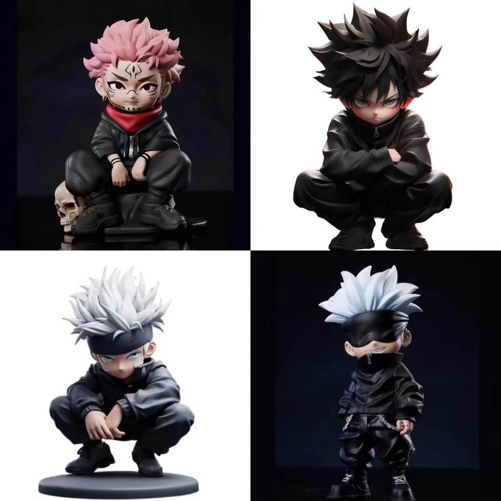 Shop con vu tri ba megumi Jujutsu Kaisen Model - Battle Spell Satoru Gojo Ryomen Sukuna 14cm