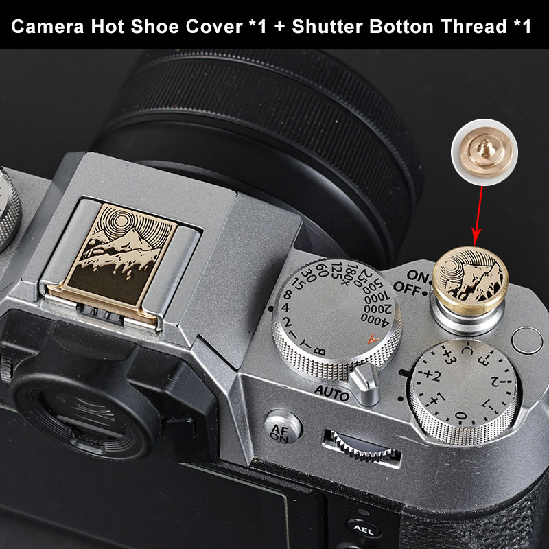 กล้องร้อนรองเท้าป้องกันด้ายชัตเตอร์ Botton สําหรับ Fuji X-M5 XM5 X-ครึ่ง Xครึ่ง XT30 II XT50 X100VI 