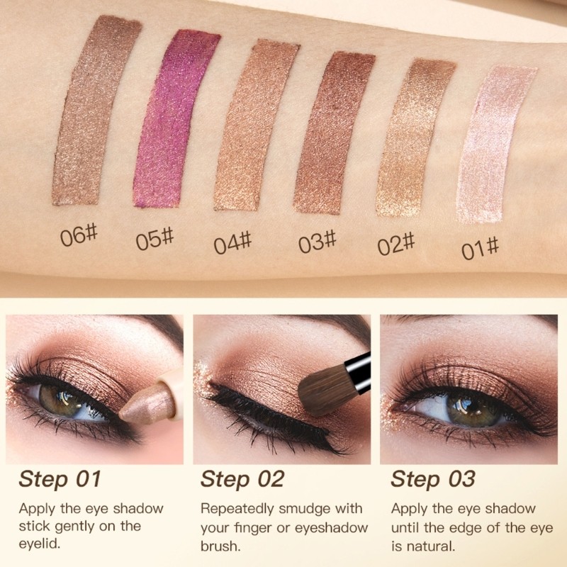 Cozy Twistable Eyeshadow Applicator Hypoallergenics Design Day Night Makeup Versatiility
