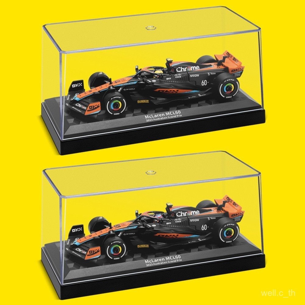 รถรุ่น CCA Caipo 1:43 รถแข่งรุ่น McLaren MCL60 สูตร F1 ของเล่นเด็กรถสะสมจอแสดงผลจําลองของเล่นของขวัญวันเกิด Die-cast รถของเล่นรุ่น