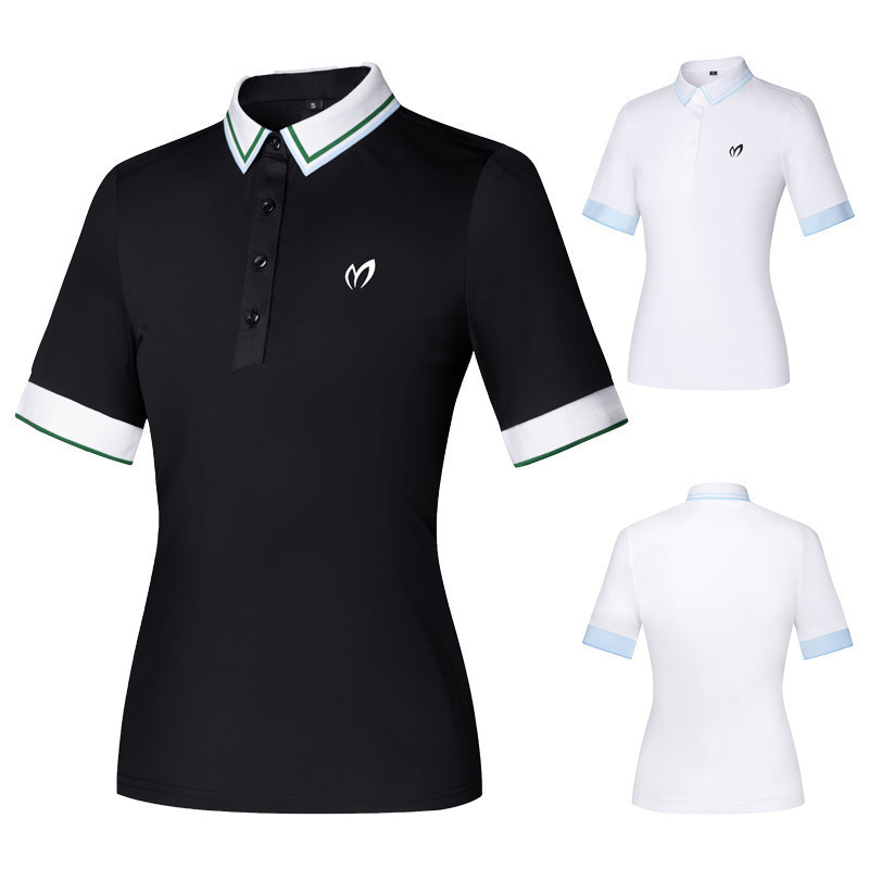 เสื้อกอล์ฟสตรี แขนสั้น แบบคลุมคอ T24013A G2FL