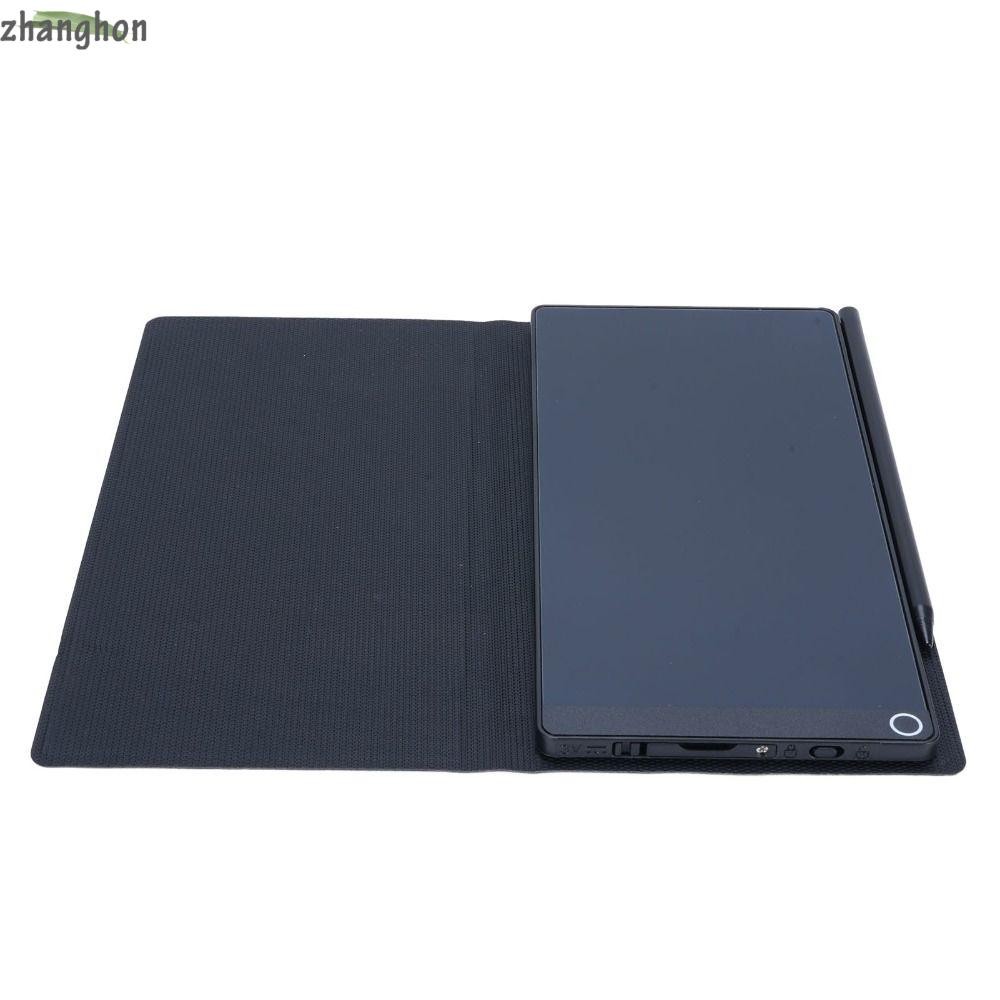ZHANGHON แท็บเล็ตเขียน LCD, หนังแบบพกพาออกแบบ Digital Notepad, Erasable 6.5 นิ้วเต็มหน้าจอแขวนปากกาน
