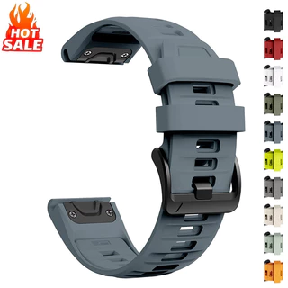 Quick Fit 22 มม.20 มม.26 มม.สายคล้องคอซิลิโคนสําหรับ Garmin Fenix 8 51 มม.47 43 Fenix 7 7X 6 6X Pro/Epix Pro Gen 2/Fenix 5 5X 3 สายคล้องกีฬา Band