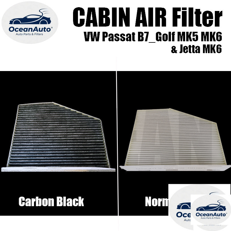 VW Passat B7 2011-2015, Golf MK5 A6 5K 2010-2014, Beetle A5 2012, Tiguan MK1/MK2 2011 - Air & Cabin 