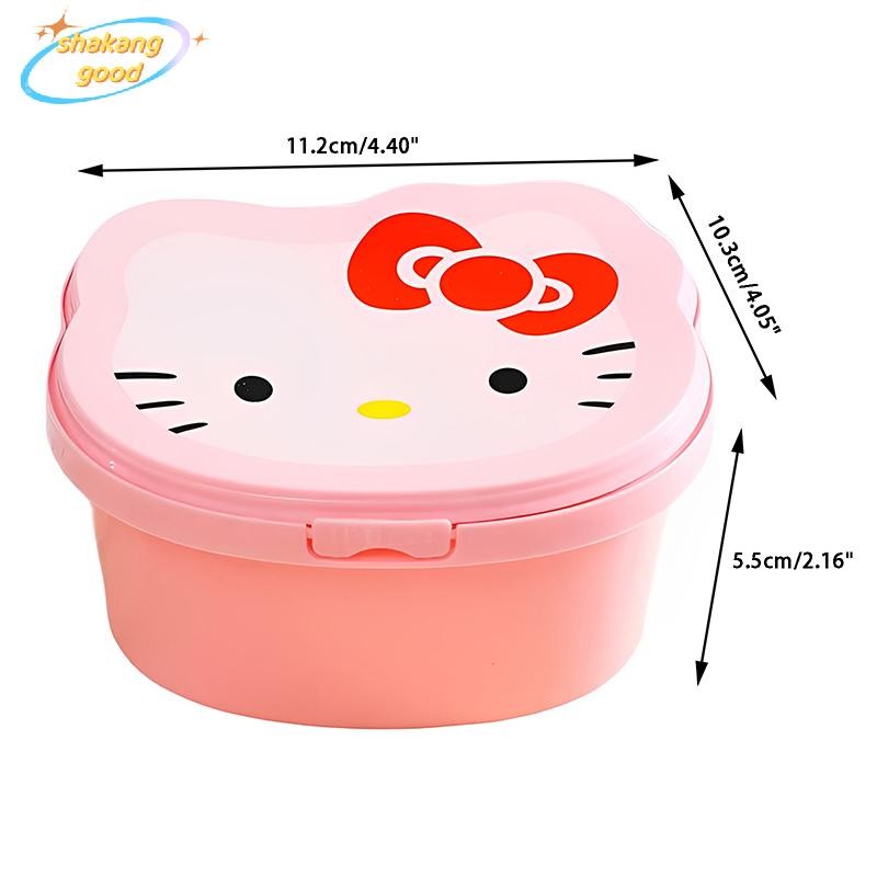 SKTH โปร่งใสส้อมผลไม้กล่องเก็บพลาสติกกรณีปรับคอนเทนเนอร์สําหรับเด็กส้อมผลไม้ Organizer กล่องแสดง SKK - รูปที่ 4