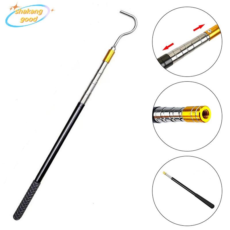 SKTH Scalable งู Hook สัตว์เลื้อยคลาน Catcher Stick Pole, Snake Handling ชุดเครื่องมือสําหรับ Rattlesnakes Python Copperhead Removal จับ SKK