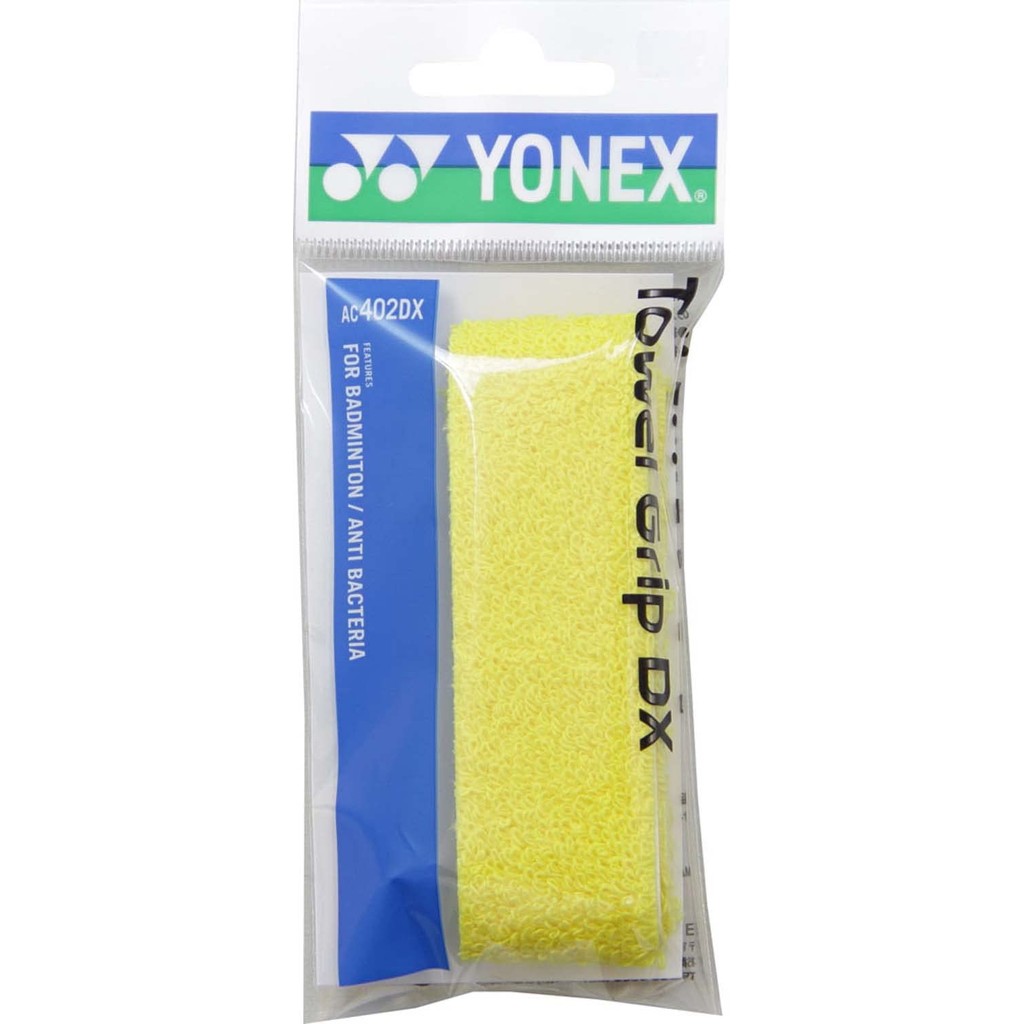 YONEX Towel Grip DX AC402DX - Black and Yellow Options
