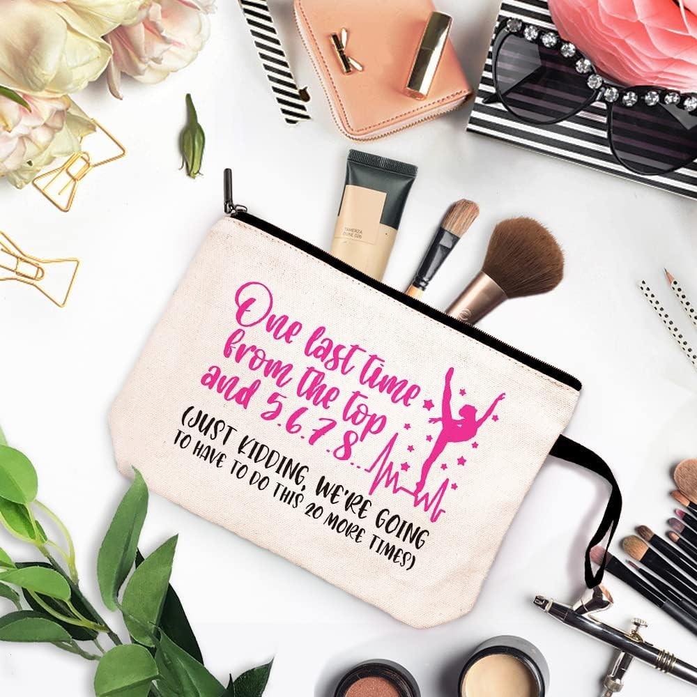 ZHANTUONE กระเป๋าเครื่องสําอาง,Dance Teacher Gift,Dance Teacher Appreciation Gift,Dancing Gift,Dance